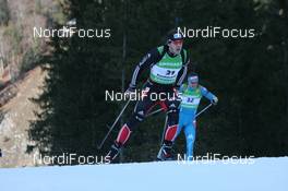 16.01.2011, Ruhpolding, Germany (GER): Toni Lang (GER), Madshus, Rottefella, Exel, adidas - IBU world cup biathlon, pursuit men, Ruhpolding (GER). www.nordicfocus.com. © Manzoni/NordicFocus. Every downloaded picture is fee-liable.