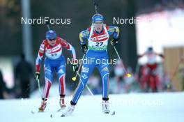 16.01.2011, Ruhpolding, Germany (GER): Anna Maria Nilsson (SWE), Madshus, Rottefella, Leki, adidas - IBU world cup biathlon, pursuit women, Ruhpolding (GER). www.nordicfocus.com. © Manzoni/NordicFocus. Every downloaded picture is fee-liable.
