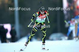 16.01.2011, Ruhpolding, Germany (GER): Pauline Macabies (FRA), Rossignol, Rottefella, One Way - IBU world cup biathlon, pursuit women, Ruhpolding (GER). www.nordicfocus.com. © Manzoni/NordicFocus. Every downloaded picture is fee-liable.