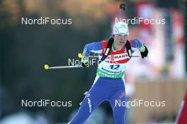16.01.2011, Ruhpolding, Germany (GER): Teja Gregorin (SLO), Fischer, Rottefella, Alpina, Leki - IBU world cup biathlon, pursuit women, Ruhpolding (GER). www.nordicfocus.com. © Manzoni/NordicFocus. Every downloaded picture is fee-liable.
