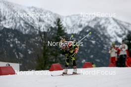 15.01.2011, Ruhpolding, Germany (GER): Marie Dorin (FRA), Rossignol, Rottefella, OneWay - IBU world cup biathlon, sprint women, Ruhpolding (GER). www.nordicfocus.com. © Manzoni/NordicFocus. Every downloaded picture is fee-liable.