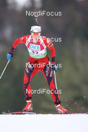 15.01.2011, Ruhpolding, Germany (GER): Ann Kristin Aafedt Flatland (NOR), Madshus, Rottefella, Alpina, Swix, ODLO - IBU world cup biathlon, sprint women, Ruhpolding (GER). www.nordicfocus.com. © Manzoni/NordicFocus. Every downloaded picture is fee-liable.