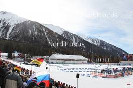 23.01.2011, Antholz, Italy (ITA): Biathlon Feature: The Venue of Antholz - IBU world cup biathlon, mass women, Antholz (ITA). www.nordicfocus.com. © Manzoni/NordicFocus. Every downloaded picture is fee-liable.