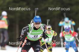 23.01.2011, Antholz, Italy (ITA): Magdalena Neuner (GER), Fischer, Rottefella, Exel, adidas - IBU world cup biathlon, mass women, Antholz (ITA). www.nordicfocus.com. © Manzoni/NordicFocus. Every downloaded picture is fee-liable.