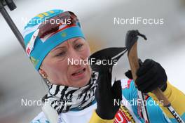 21.01.2011, Antholz, Italy (ITA): Vita Semerenko (UKR), Fischer, Salomon, Swix - IBU world cup biathlon, sprint women, Antholz (ITA). www.nordicfocus.com. © Manzoni/NordicFocus. Every downloaded picture is fee-liable.