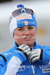 21.01.2011, Antholz, Italy (ITA): Karin Oberhofer (ITA), Fischer, Rottefella, Alpina, Swix - IBU world cup biathlon, sprint women, Antholz (ITA). www.nordicfocus.com. © Manzoni/NordicFocus. Every downloaded picture is fee-liable.