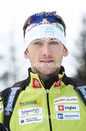 21.01.2011, Antholz, Italy (ITA): Jakov Fak (SLO), Fischer, Rottefella, Alpina, Swix - IBU world cup biathlon, photoshooting, Antholz (ITA). www.nordicfocus.com. © Manzoni/NordicFocus. Every downloaded picture is fee-liable.