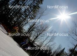 13.02.2011, Fort Kent, United States of America (USA): Martin Fourcade (FRA), Rossignol, Rottefella, OneWay, Odlo, Carl-Johan Bergman (SWE), Rossignol, Rottefella, Leki, adidas, Lukas Hofer (ITA), Rossignol, Rottefella, Exel - IBU world cup biathlon, mass men, Fort Kent (USA). www.nordicfocus.com. © Manzoni/NordicFocus. Every downloaded picture is fee-liable.