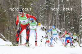 12.02.2011, Fort Kent, United States of America (USA): Alexander Os (NOR), Fischer, Rottefella, Swix, Odlo - IBU world cup biathlon, pursuit men, Fort Kent (USA). www.nordicfocus.com. © Manzoni/NordicFocus. Every downloaded picture is fee-liable.