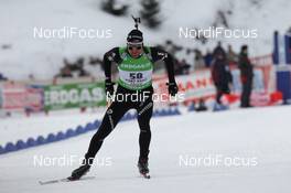 12.02.2011, Fort Kent, United States of America (USA): Matthias Simmen (SUI), Rossignol, Rottefella, Exel, ODLO - IBU world cup biathlon, pursuit men, Fort Kent (USA). www.nordicfocus.com. © Manzoni/NordicFocus. Every downloaded picture is fee-liable.