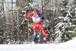 10.02.2011, Fort Kent, United States of America (USA): Tomas Holubec (CZE), Atomic, Rottefella, Alpina, Exel - IBU world cup biathlon, sprint men, Fort Kent (USA). www.nordicfocus.com. © Manzoni/NordicFocus. Every downloaded picture is fee-liable.