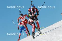 19.03.2011, Holmenkollen, Norway (NOR): Miriam Goessner (GER), Fischer, Salomon, Swix, adidas - IBU world cup biathlon, pursuit women, Holmenkollen (NOR). www.nordicfocus.com. © Manzoni/NordicFocus. Every downloaded picture is fee-liable.
