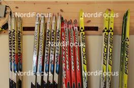 16.03.2011, Holmenkollen, Norway (NOR): Biathlon Feature: Different german test skis - IBU world cup biathlon, training, Holmenkollen (NOR). www.nordicfocus.com. © Manzoni/NordicFocus. Every downloaded picture is fee-liable.