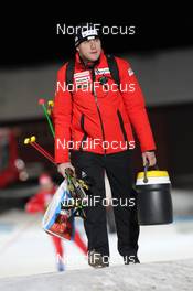 30.11.2011, Oestersund, Sweden (SWE): Joern Wollschlaeger (GER), coach Team Switzerland - IBU world cup biathlon, individual men, Oestersund (SWE). www.nordicfocus.com. © Manzoni/NordicFocus. Every downloaded picture is fee-liable.