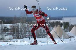 04.12.2011, Oestersund, Sweden (SWE): Tarjei Boe (NOR), Fischer, Rottefella, Swix, ODLO - IBU world cup biathlon, pursuit men, Oestersund (SWE). www.nordicfocus.com. © Manzoni/NordicFocus. Every downloaded picture is fee-liable.