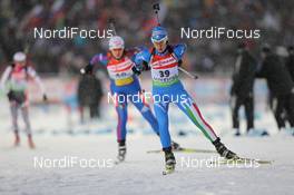 04.12.2011, Oestersund, Sweden (SWE): Michaela Ponza (ITA), Fischer, Rottefella, Swix - IBU world cup biathlon, pursuit women, Oestersund (SWE). www.nordicfocus.com. © Manzoni/NordicFocus. Every downloaded picture is fee-liable.