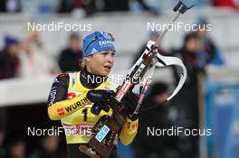 04.12.2011, Oestersund, Sweden (SWE): Magdalena Neuner (GER), Fischer, Rottefella, Swix, adidas, Toko  - IBU world cup biathlon, pursuit women, Oestersund (SWE). www.nordicfocus.com. © Manzoni/NordicFocus. Every downloaded picture is fee-liable.