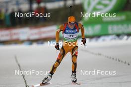 02.12.2011, Oestersund, Sweden (SWE): Joel Sloof (NED), Karhu, Salomon, Exel, Casco - IBU world cup biathlon, sprint men, Oestersund (SWE). www.nordicfocus.com. © Manzoni/NordicFocus. Every downloaded picture is fee-liable.