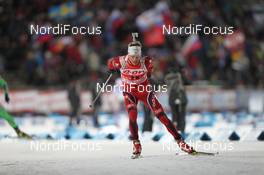 02.12.2011, Oestersund, Sweden (SWE): Tarjei Boe (NOR), Fischer, Rottefella, Swix, ODLO - IBU world cup biathlon, sprint men, Oestersund (SWE). www.nordicfocus.com. © Manzoni/NordicFocus. Every downloaded picture is fee-liable.