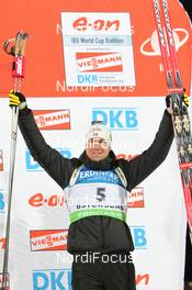 02.12.2011, Oestersund, Sweden (SWE): Emil Hegle Svendsen (NOR), Madshus, Rottefella, Swix, Odlo - IBU world cup biathlon, sprint men, Oestersund (SWE). www.nordicfocus.com. © Manzoni/NordicFocus. Every downloaded picture is fee-liable.