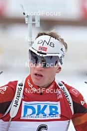 10.12.2011, Hochfilzen, Austria (AUT): Tarjei Boe (NOR), Fischer, Rottefella, Swix, ODLO, Casco  - IBU world cup biathlon, pursuit men, Hochfilzen (AUT). www.nordicfocus.com. © Felgenhauer/NordicFocus. Every downloaded picture is fee-liable.