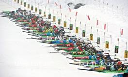 11.12.2011, Hochfilzen, Austria (AUT): crowded shooting range - IBU world cup biathlon, relay women, Hochfilzen (AUT). www.nordicfocus.com. © Felgenhauer/NordicFocus. Every downloaded picture is fee-liable.