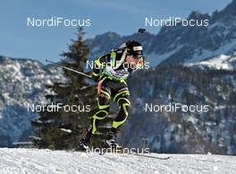 09.12.2011, Hochfilzen, Austria (AUT): Alexis Boeuf (FRA), Salomon, Swix, OneWay  - IBU world cup biathlon, sprint men, Hochfilzen (AUT). www.nordicfocus.com. © Felgenhauer/NordicFocus. Every downloaded picture is fee-liable.