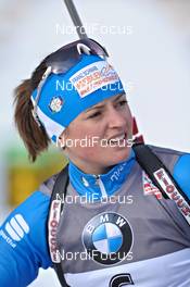 09.12.2011, Hochfilzen, Austria (AUT): Karin Oberhofer (ITA) - IBU world cup biathlon, sprint women, Hochfilzen (AUT). www.nordicfocus.com. © Felgenhauer/NordicFocus. Every downloaded picture is fee-liable.