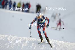 16.12.2011, Hochfilzen, Austria (AUT): Mari Laukkanen (FIN), Fischer, Rottefella, Exel - IBU world cup biathlon, sprint women, Hochfilzen (AUT). www.nordicfocus.com. © Manzoni/NordicFocus. Every downloaded picture is fee-liable.