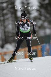 16.12.2011, Hochfilzen, Austria (AUT): Fuyuko Suzuki (JPN) - IBU world cup biathlon, sprint women, Hochfilzen (AUT). www.nordicfocus.com. © Manzoni/NordicFocus. Every downloaded picture is fee-liable.