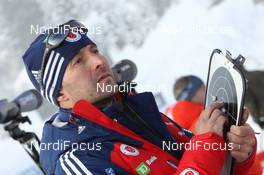 14.12.2011, Hochfilzen, Austria (AUT): Armin Auchentaller (ITA), mens coach team USA - IBU world cup biathlon, training, Hochfilzen (AUT). www.nordicfocus.com. © Manzoni/NordicFocus. Every downloaded picture is fee-liable.