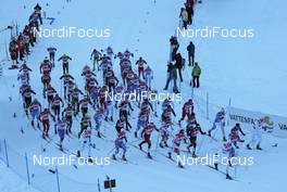 03.01.2011, Oberstdorf, Germany (GER): start of the race - FIS world cup cross-country, tour de ski, pursuit men, Oberstdorf (GER). www.nordicfocus.com. © Hemmersbach/NordicFocus. Every downloaded picture is fee-liable.