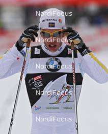 06.01.2011, Cortina-Toblach, Italy (ITA): Marcus Hellner (SWE), Fischer, Salomon, Exel, Craft  - FIS world cup cross-country, tour de ski, 35km men handicap start, Cortina-Toblach (ITA). www.nordicfocus.com. © Hemmersbach/NordicFocus. Every downloaded picture is fee-liable.