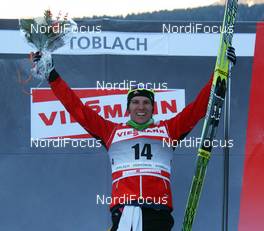 05.01.2011, Toblach, Italy (ITA): todays winner Devon Kershaw (CAN), Fischer, Salomon, Swix  - FIS world cup cross-country, tour de ski, individual sprint, Toblach (ITA). www.nordicfocus.com. © Hemmersbach/NordicFocus. Every downloaded picture is fee-liable.
