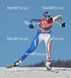 05.01.2011, Toblach, Italy (ITA): Magda Genuin (ITA), Rossignol, Rottefella, One Way  - FIS world cup cross-country, tour de ski, individual sprint, Toblach (ITA). www.nordicfocus.com. © Hemmersbach/NordicFocus. Every downloaded picture is fee-liable.