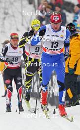 08.01.2011, Val di Fiemme, Italy (ITA): group, in front Lukas Bauer (CZE), Fischer, Rottefella, Alpina, Swix, Toko  - FIS world cup cross-country, tour de ski, mass men, Val di Fiemme (ITA). www.nordicfocus.com. © Hemmersbach/NordicFocus. Every downloaded picture is fee-liable.