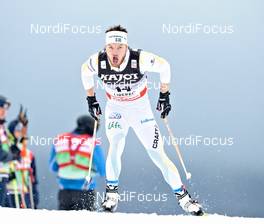 15.01.2011, Liberec, Czech Republic (CZE): Robin Bryntesson (SWE). Fischer, Salomon, Craft  - FIS world cup cross-country, individual sprint, Liberec (CZE). www.nordicfocus.com. © Felgenhauer/NordicFocus. Every downloaded picture is fee-liable.