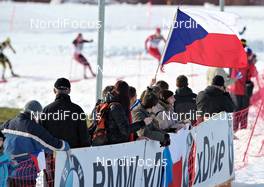 16.01.2011, Liberec, Czech Republic (CZE): Czech fans - FIS world cup cross-country, team sprint, Liberec (CZE). www.nordicfocus.com. © Felgenhauer/NordicFocus. Every downloaded picture is fee-liable.