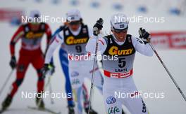 12.03.2011, Lahti, Finland (FIN):  Charlotte Kalla (SWE), Fischer, Swix, Salomon, Craft - FIS world cup cross-country, pursuit women, Lahti (FIN). www.nordicfocus.com. © Laiho/NordicFocus. Every downloaded picture is fee-liable.