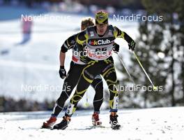 20.03.2011, Falun, Sweden (SWE): Vincent Vittoz (FRA), Rossignol, Rottefella, One Way  - FIS world cup cross-country, 15km men handicap start, Falun (SWE). www.nordicfocus.com. © Felgenhauer/NordicFocus. Every downloaded picture is fee-liable.