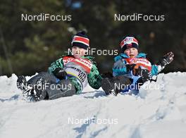 19.03.2011, Falun, Sweden (SWE): the next generation of athletes enjoying the snow - FIS world cup cross-country, training, Falun (SWE). www.nordicfocus.com. © Felgenhauer/NordicFocus. Every downloaded picture is fee-liable.