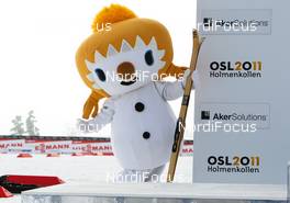 28.02.2011, Oslo, Norway (NOR): Fnugg (NOR), the official mascot  - FIS nordic world ski championships, cross-country, 10km women, Oslo (NOR). www.nordicfocus.com. © Laiho/NordicFocus. Every downloaded picture is fee-liable.