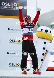 01.03.2011, Oslo, Norway (NOR):  Martin Jonsrud Sundby (NOR), Fischer, KV+, Alpina, Rottefella, Swix - FIS nordic world ski championships, cross-country, 15km men, Oslo (NOR). www.nordicfocus.com. © Laiho/NordicFocus. Every downloaded picture is fee-liable.