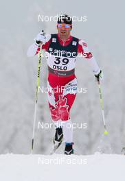 01.03.2011, Oslo, Norway (NOR): Stefan Kuhn (CAN), Salomon, One Way, Halti  - FIS nordic world ski championships, cross-country, 15km men, Oslo (NOR). www.nordicfocus.com. © Laiho/NordicFocus. Every downloaded picture is fee-liable.