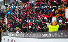 01.03.2011, Oslo, Norway (NOR):  spectators - FIS nordic world ski championships, cross-country, 15km men, Oslo (NOR). www.nordicfocus.com. © Laiho/NordicFocus. Every downloaded picture is fee-liable.