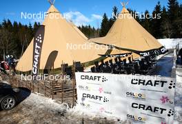 05.03.2011, Oslo, Norway (NOR): craft VIP-tents  - FIS nordic world ski championships, cross-country, mass  women, Oslo (NOR). www.nordicfocus.com. © Laiho/NordicFocus. Every downloaded picture is fee-liable.