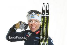 03.03.2011, Oslo, Norway (NOR): Charlotte Kalla (SWE), Fischer, Salomon, Swix, Craft  - FIS nordic world ski championships, cross-country, medals, Oslo (NOR). www.nordicfocus.com. © Hemmersbach/NordicFocus. Every downloaded picture is fee-liable.