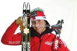 05.03.2011, Oslo, Norway (NOR): Marit Bjoergen (NOR), Fischer, Rottefella, Swix  - FIS nordic world ski championships, cross-country, medals, Oslo (NOR). www.nordicfocus.com. © Hemmersbach/NordicFocus. Every downloaded picture is fee-liable.