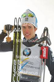 24.02.2011, Oslo, Norway (NOR): Marcus Hellner (SWE), Fischer, Salomon, Exel, Craft  - FIS nordic world ski championships, cross-country, medals, Oslo (NOR). www.nordicfocus.com. © Hemmersbach/NordicFocus. Every downloaded picture is fee-liable.