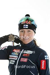 28.02.2011, Oslo, Norway (NOR): Bronce Medalist Aino Kaisa Saarinen (FIN), Rossignol, Rottefella, Alpina, One Way, Craft  - FIS nordic world ski championships, cross-country, medals, Oslo (NOR). www.nordicfocus.com. © Hemmersbach/NordicFocus. Every downloaded picture is fee-liable.